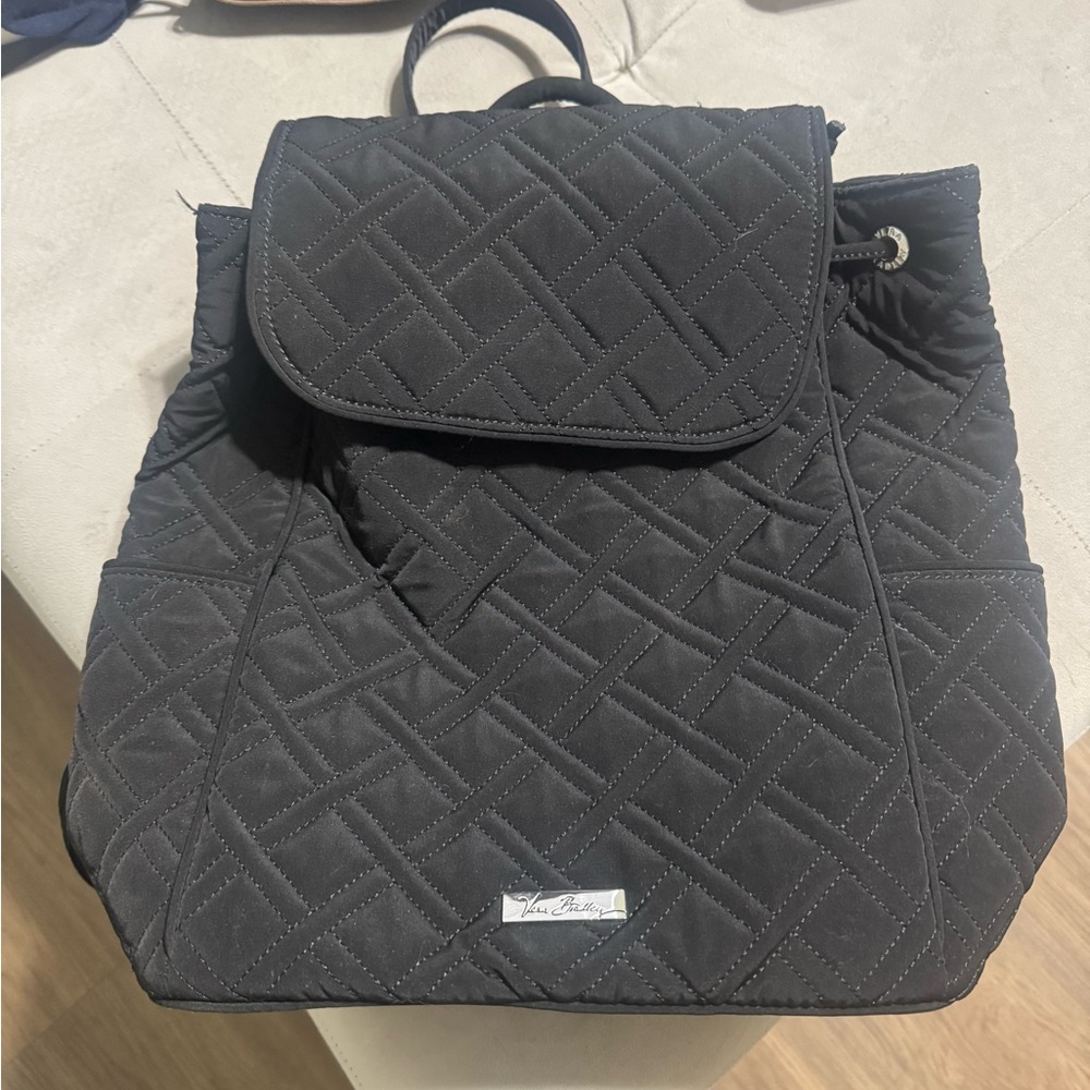 Vera Bradley Charcoal Quilted Backpack